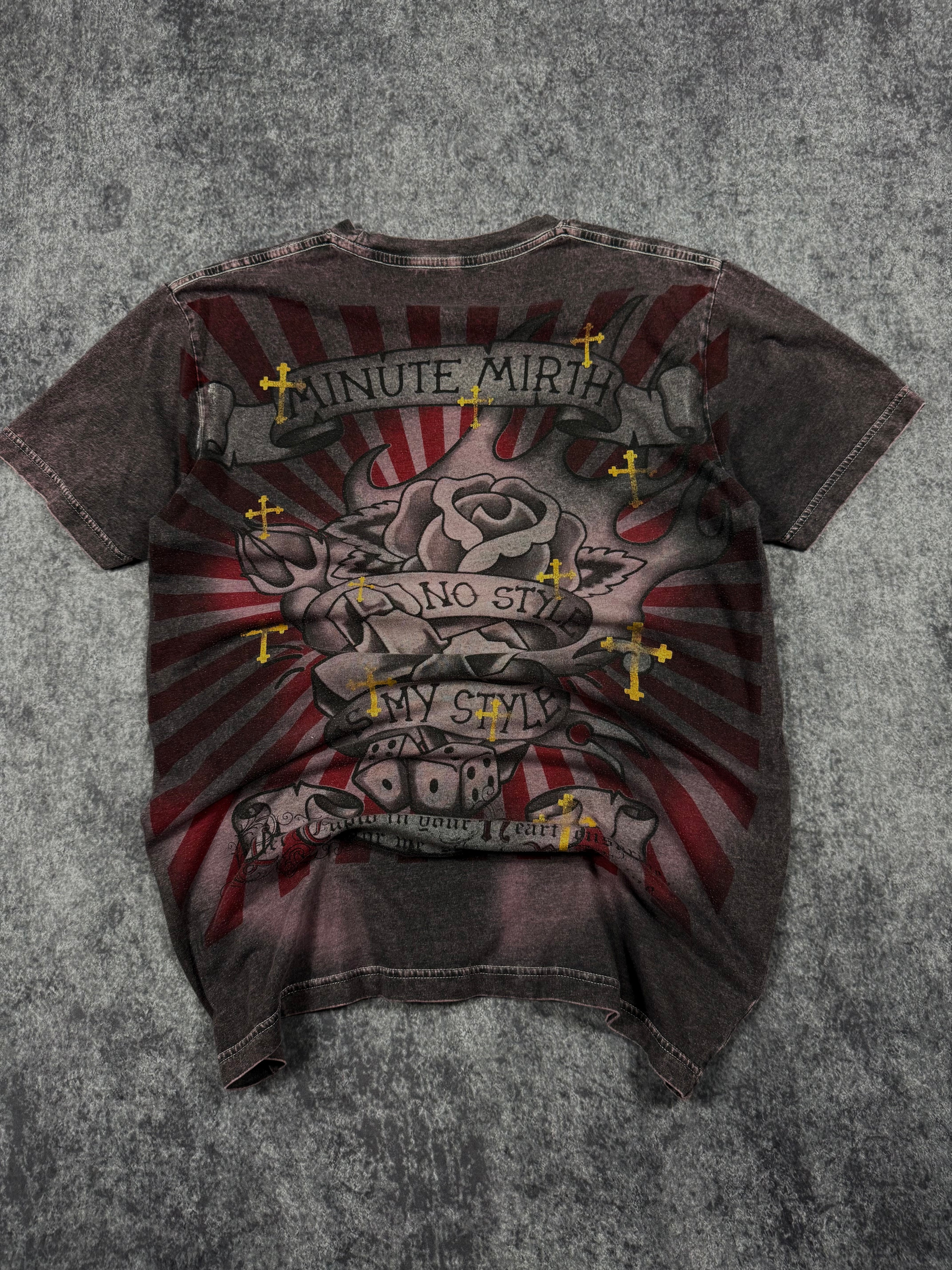 2000s minute mirth shirt (L)