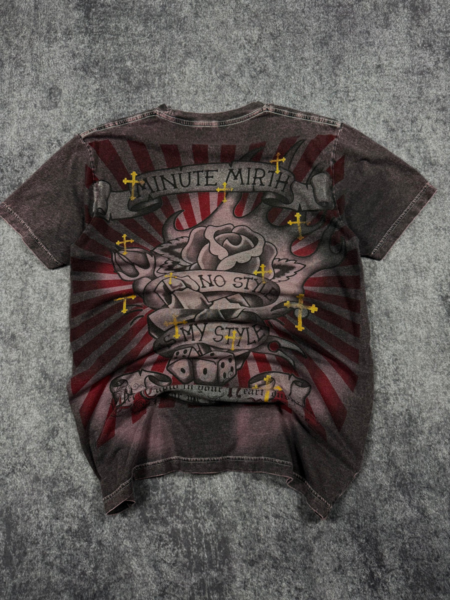 2000s minute mirth shirt (L)