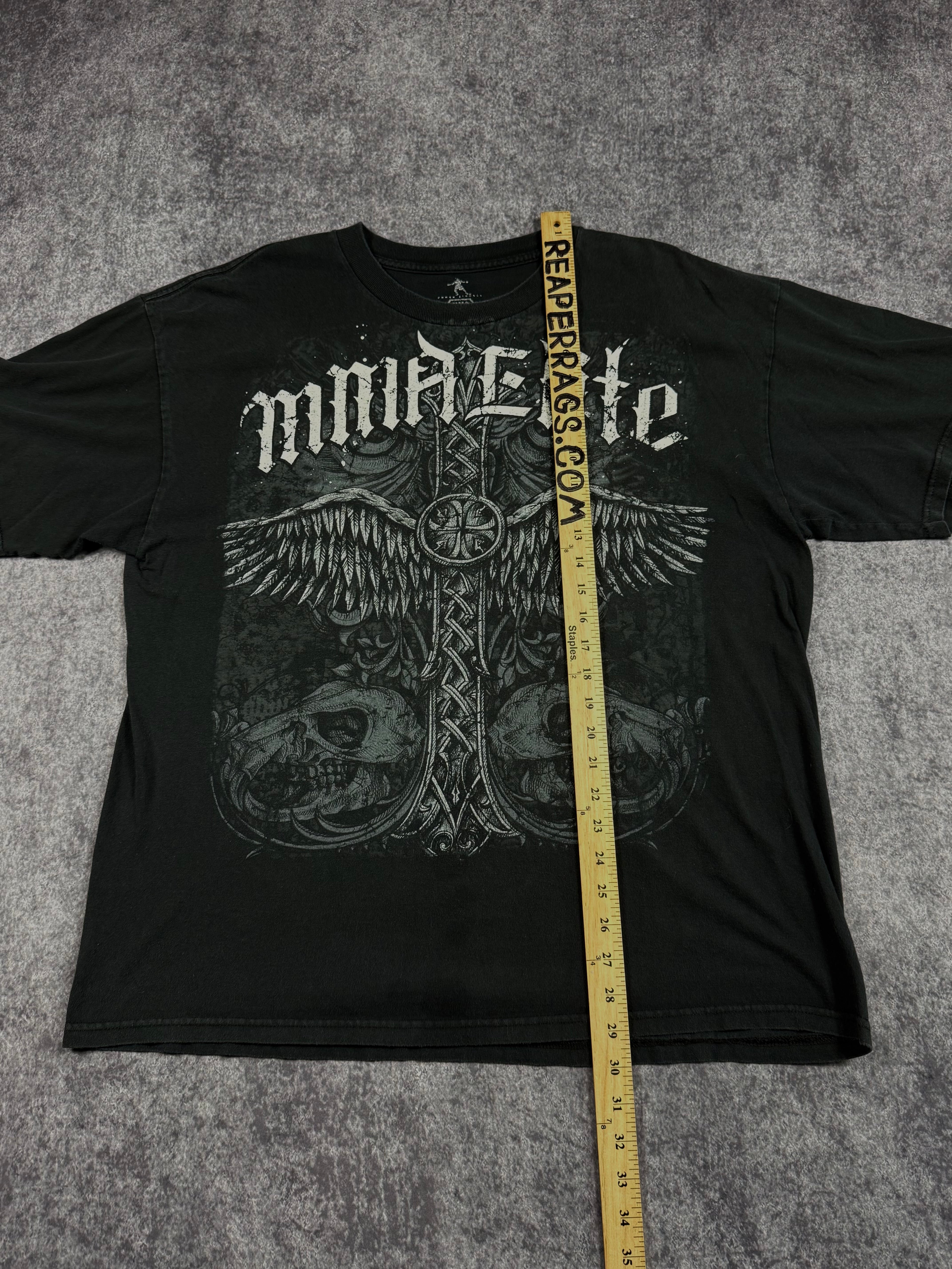 (rare) 2000s mma elite shirt (XL)