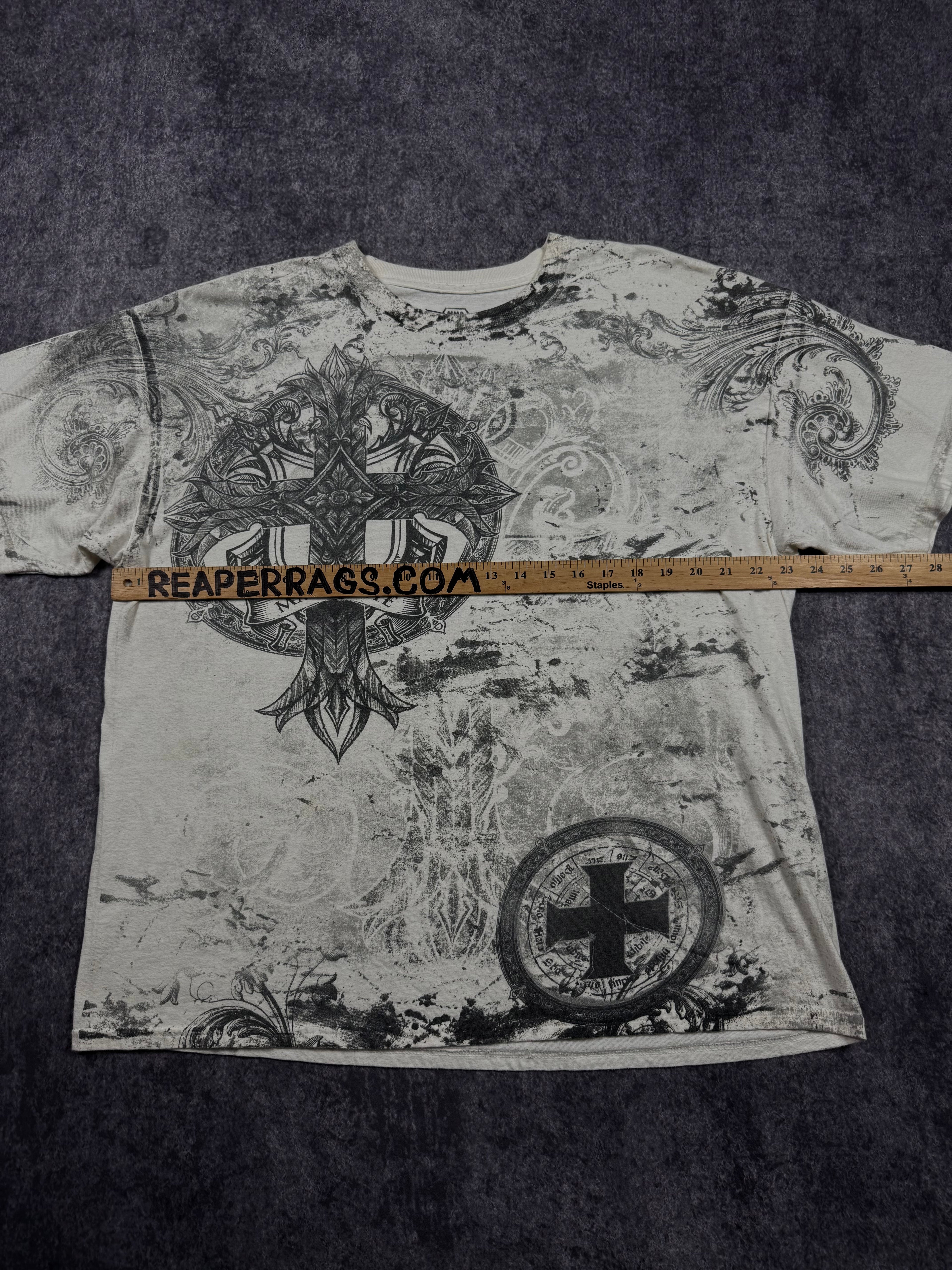 (rare) 2000s mma elite shirt (XL)