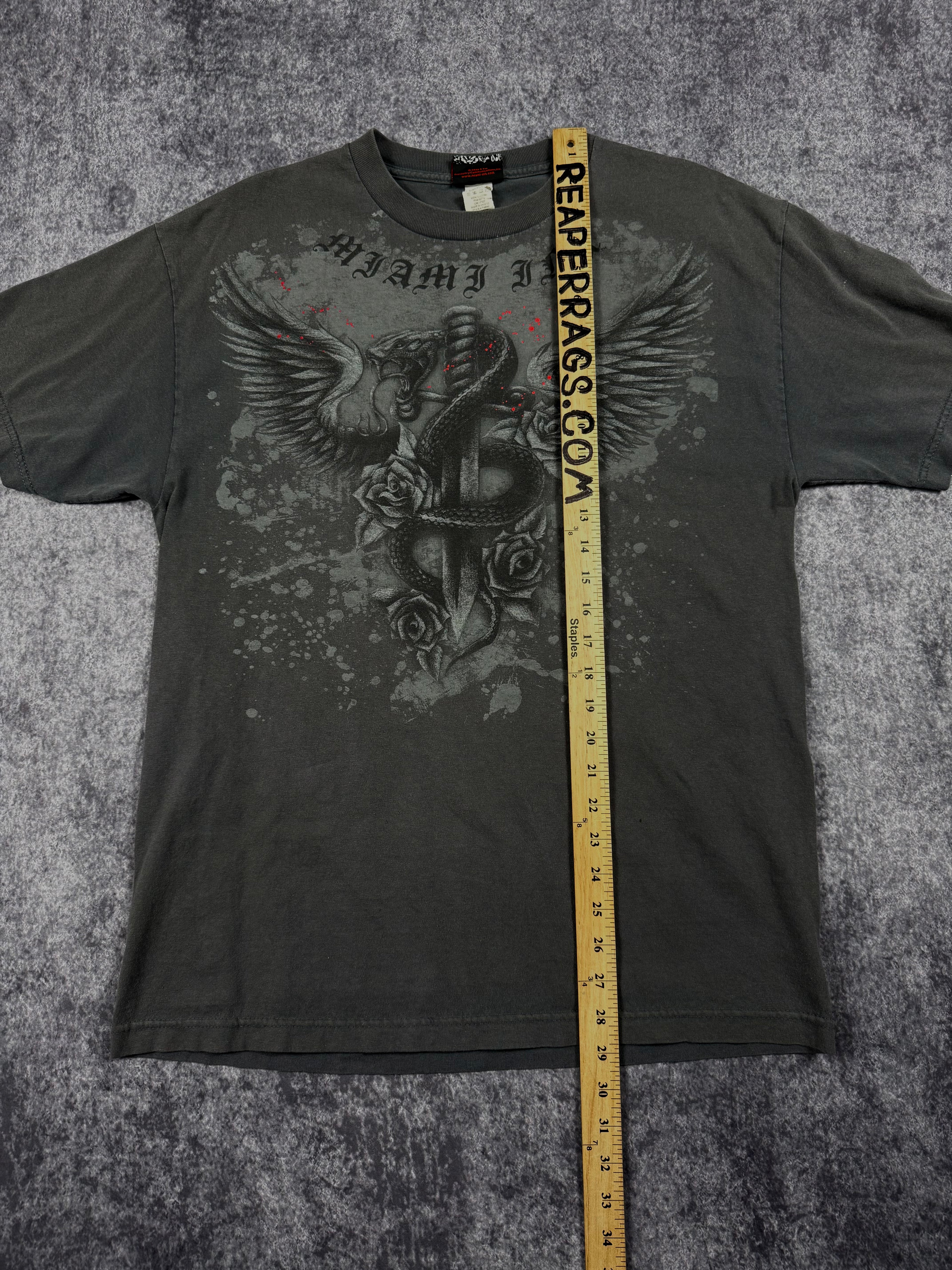 (rare) 2000s miami ink shirt (M)