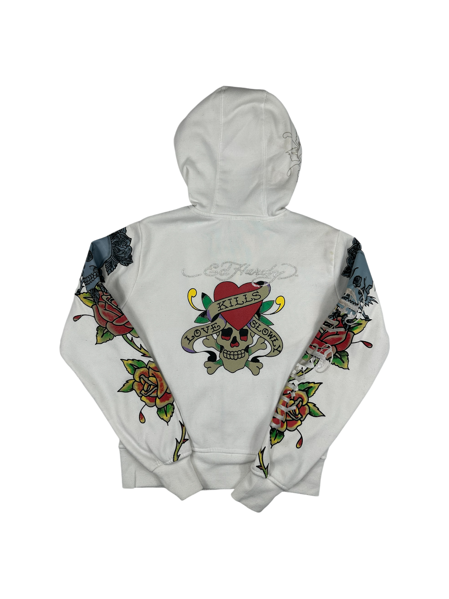 Ed Hardy AOP Zip-Up Hoodie (M)