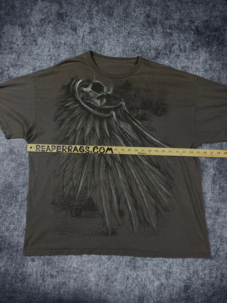 2000s winged skull shirt (XXL)