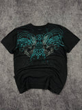 (rare) 2000s mma elite chrome shirt (S)