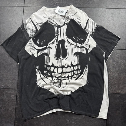 Y2K Skull Grunge Tshirt (XL)