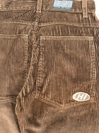 HI CUTLINE Baggy Corduroy Pants (28x30)