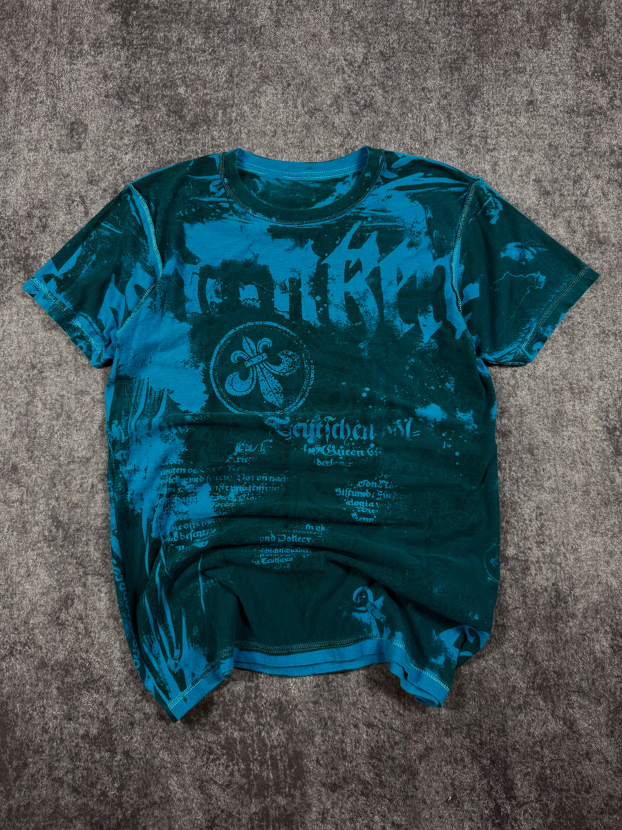 (rare) 2000s reversible helix shirt (S)