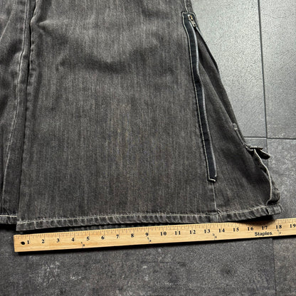 Deadstock Y2K Grunge Tripp NYC Strap Jeans (34x32)