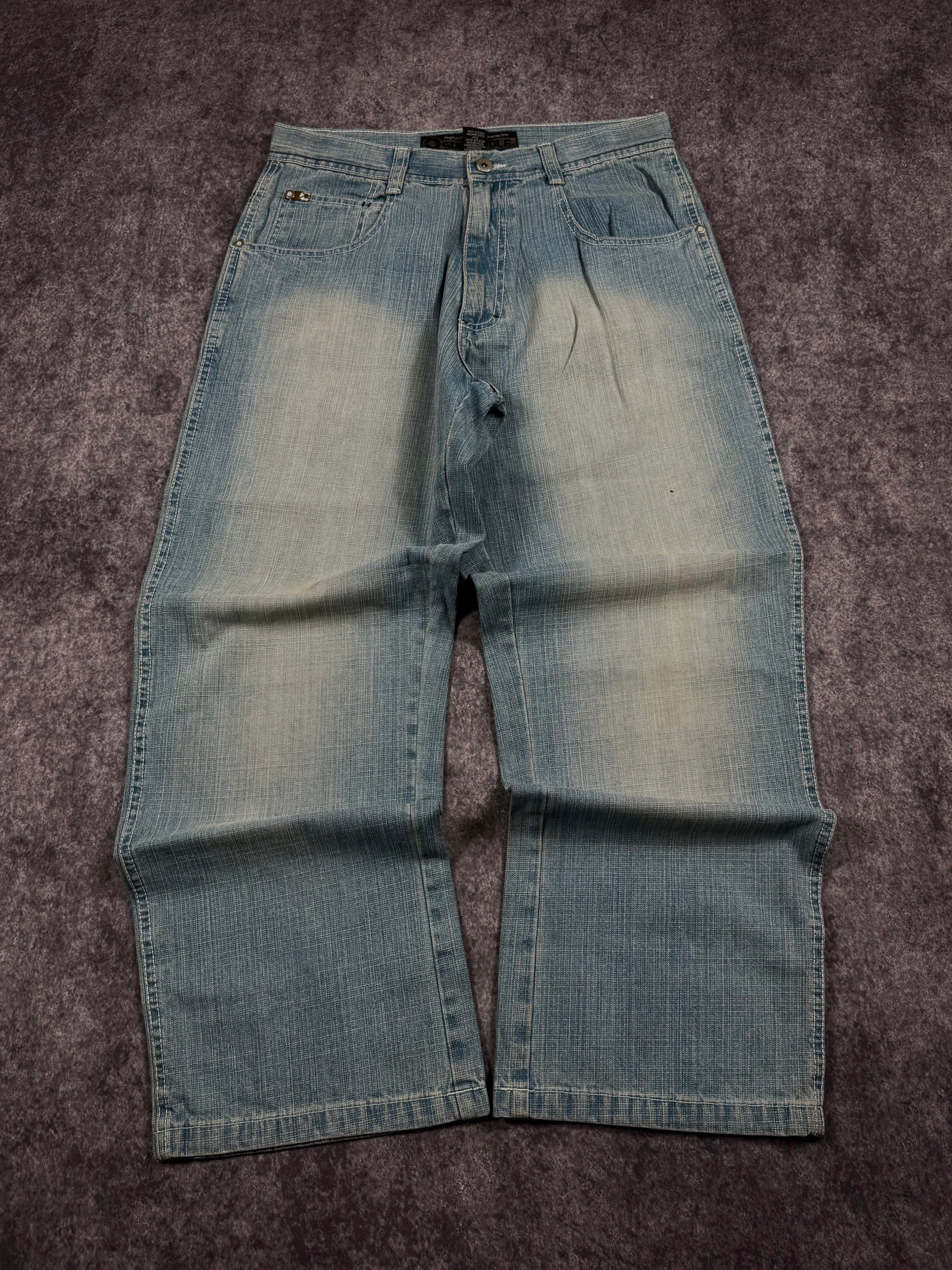 (rare) 2000s southpole brown tab jeans (32x29)