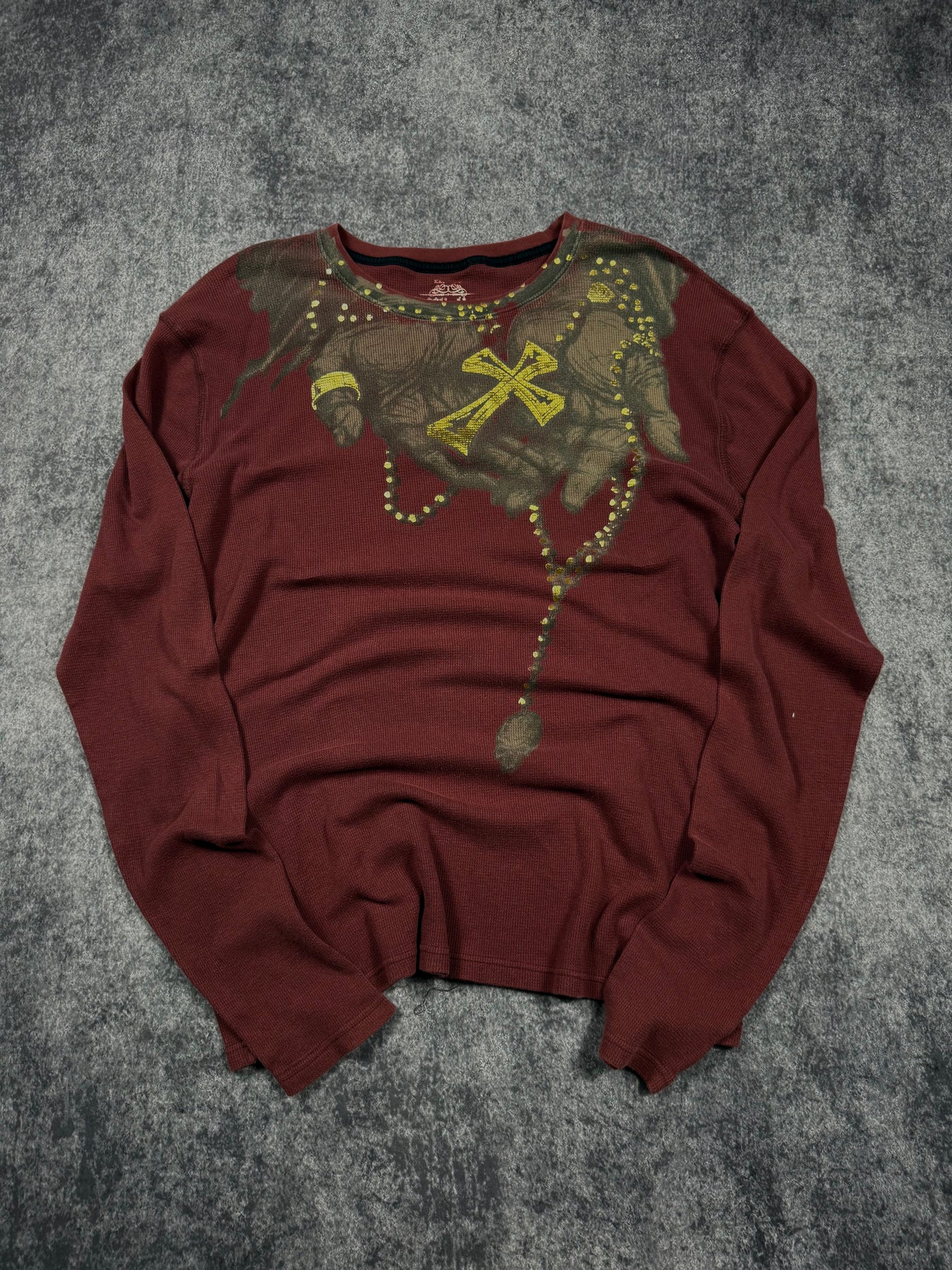 (rare) 2000s affliction x ozzy osbourne thermal (L)