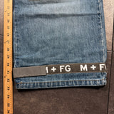 Deadstock Marithe Francois Girbaud Shuttle Strap Jeans (42x33)