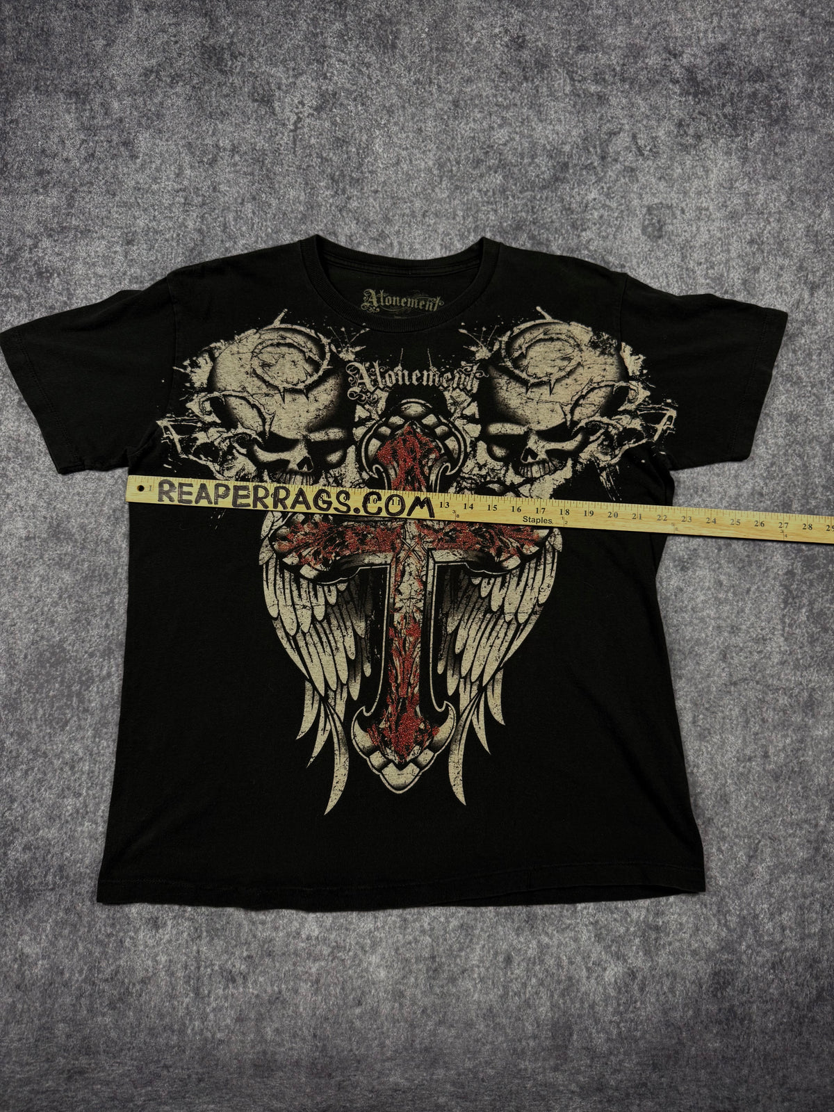 (rare) 2000s atonement chrome shirt (L)