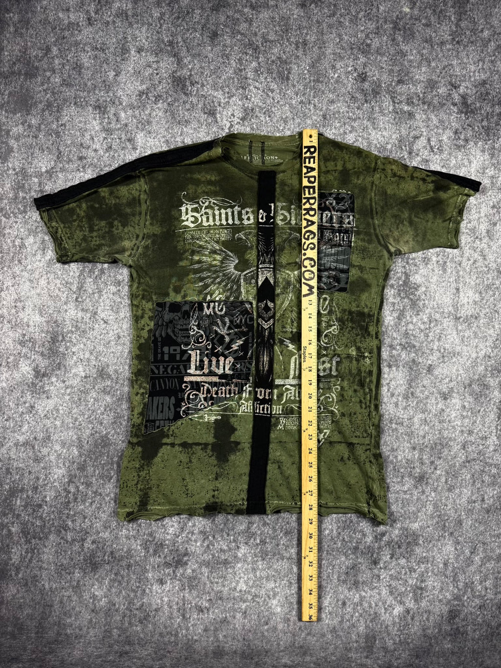 (RARE) 2000S AFFLICTION SHIRT (M)