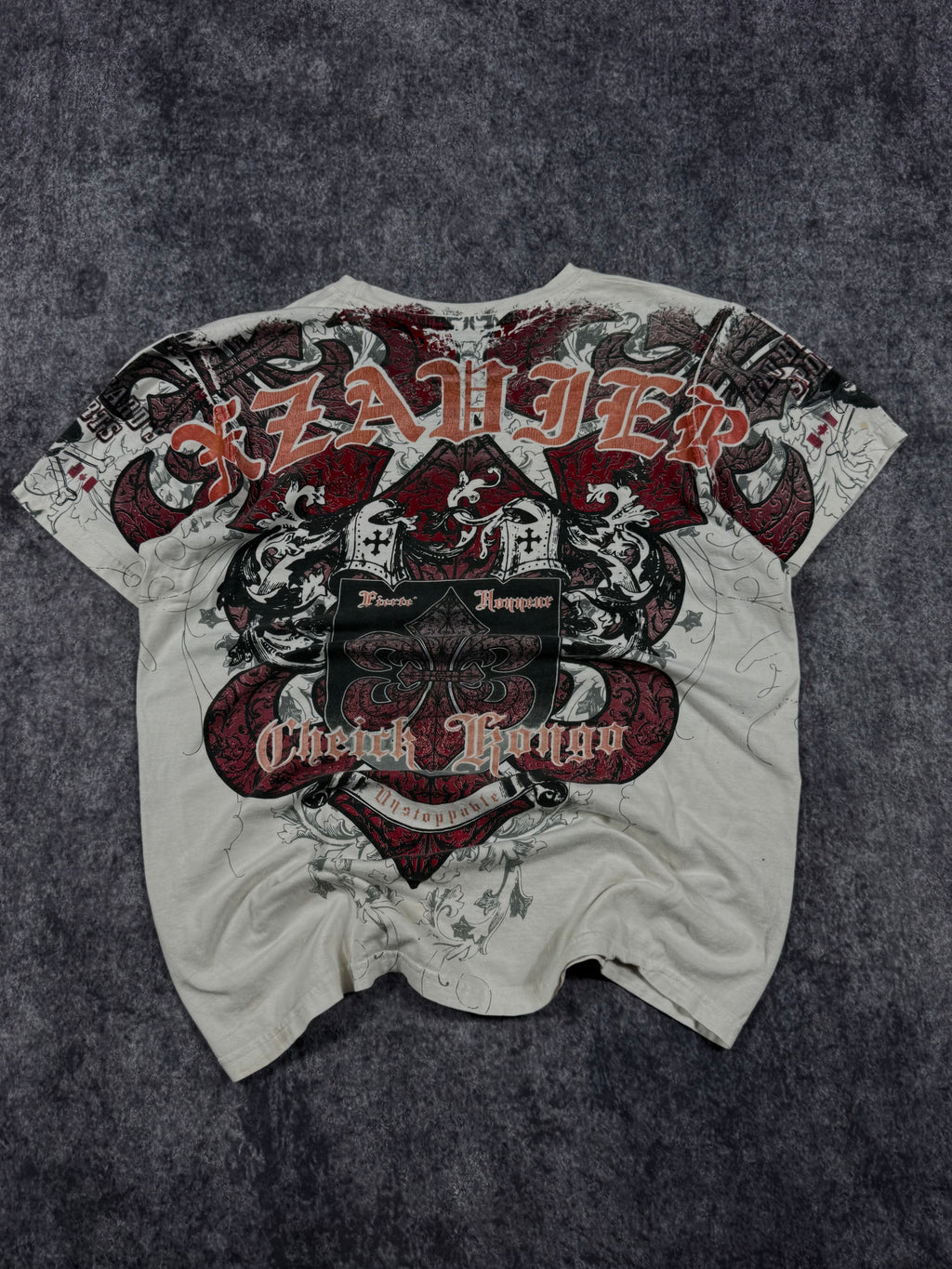 (rare) 2000s xzavier chrome shirt (M)