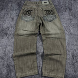 (rare) 2000s southpole black tab jeans (26x26)
