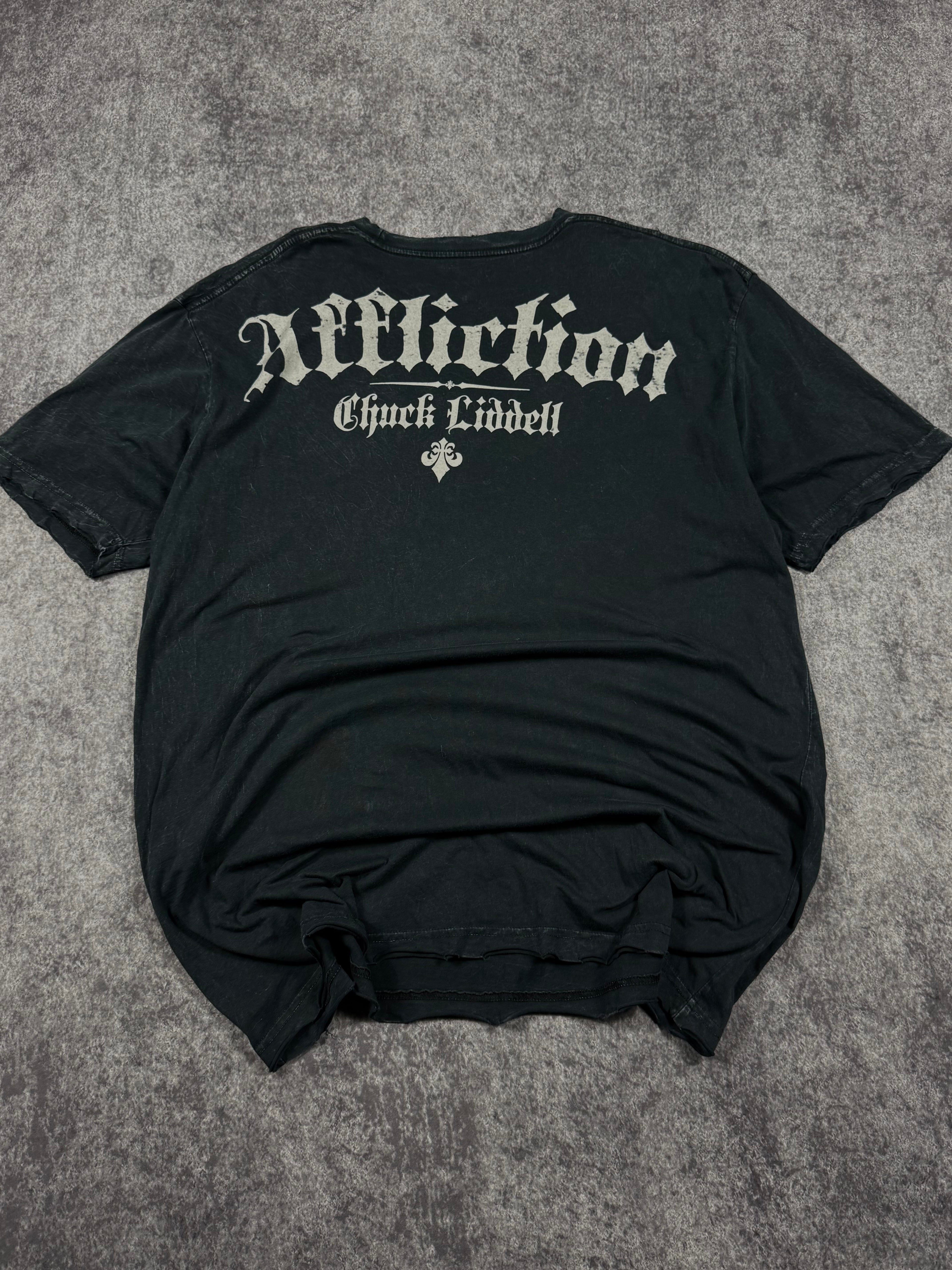 (rare) 2000s affliction x iceman shirt (XL)