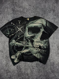 (rare) 2000s skull shirt (L)