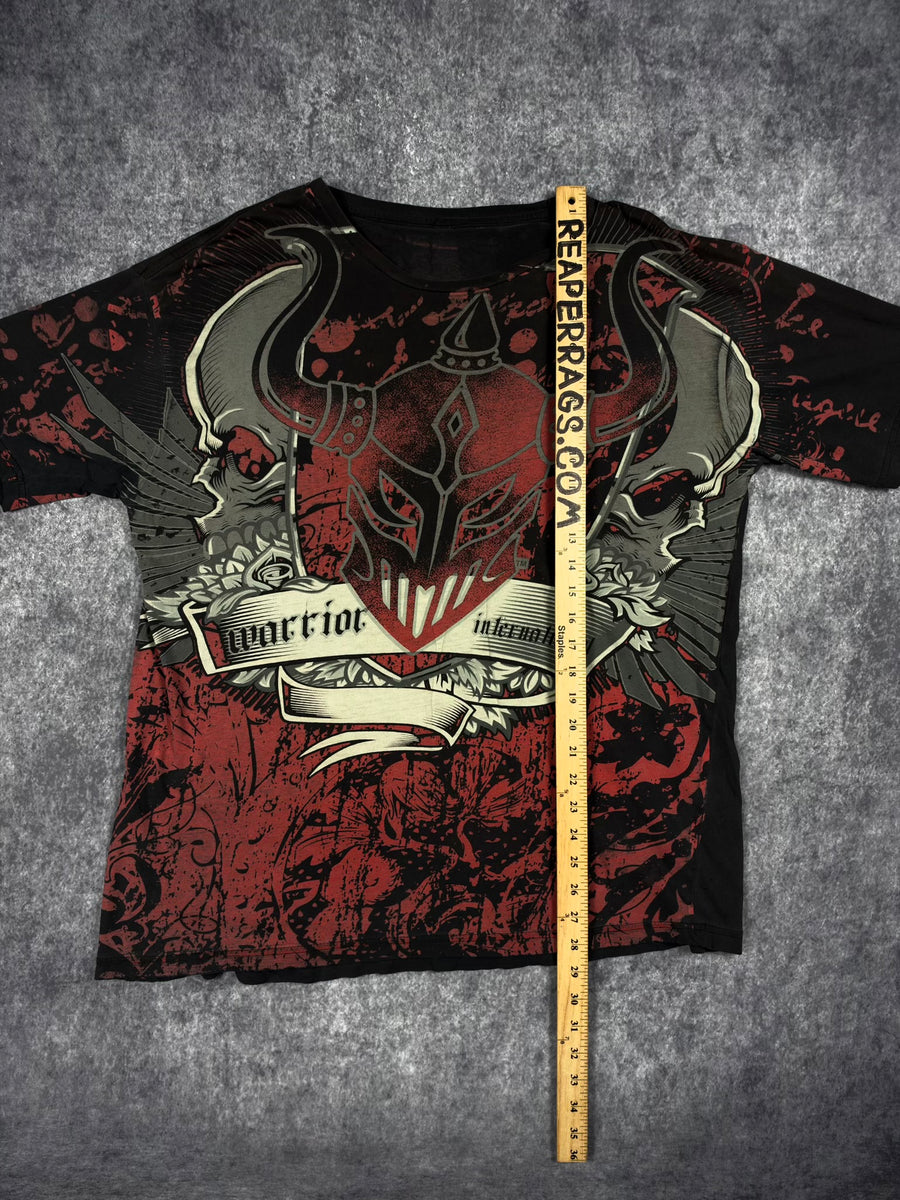 (RARE) 2000s WARRIOR INTERNATIONAL SHIRT (XL)