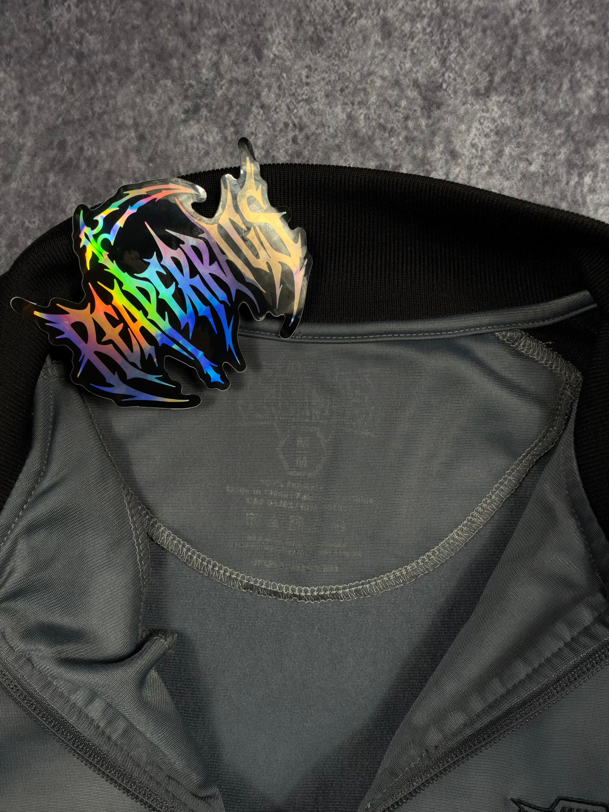 (RARE) 2000s MMA ELITE ATHLETIC ZIP UP JACKET (M)