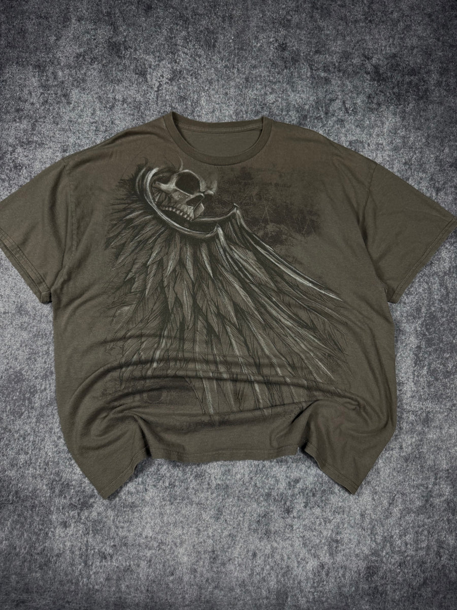 2000s winged skull shirt (XXL)