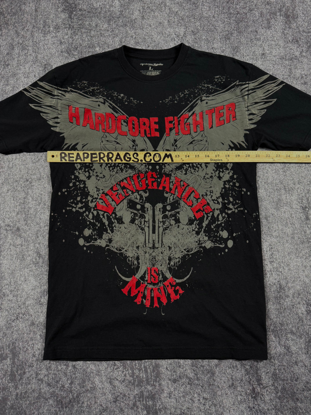 (rare) 2000s hardcore fighter shirt (L)