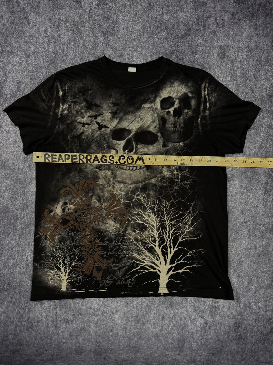 2000s skull shirt (L)