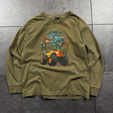 2000s Monster Mash Long Sleeve Shirt (XXS)