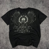 2000s winged skull shirt (L)
