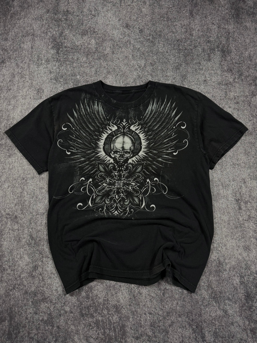 2000s winged skull shirt (L)