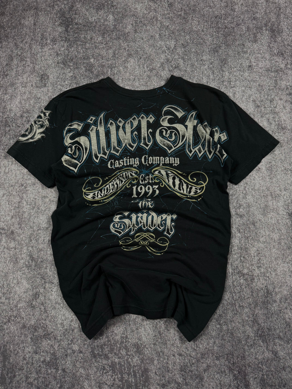 2000s silver star shirt (S)