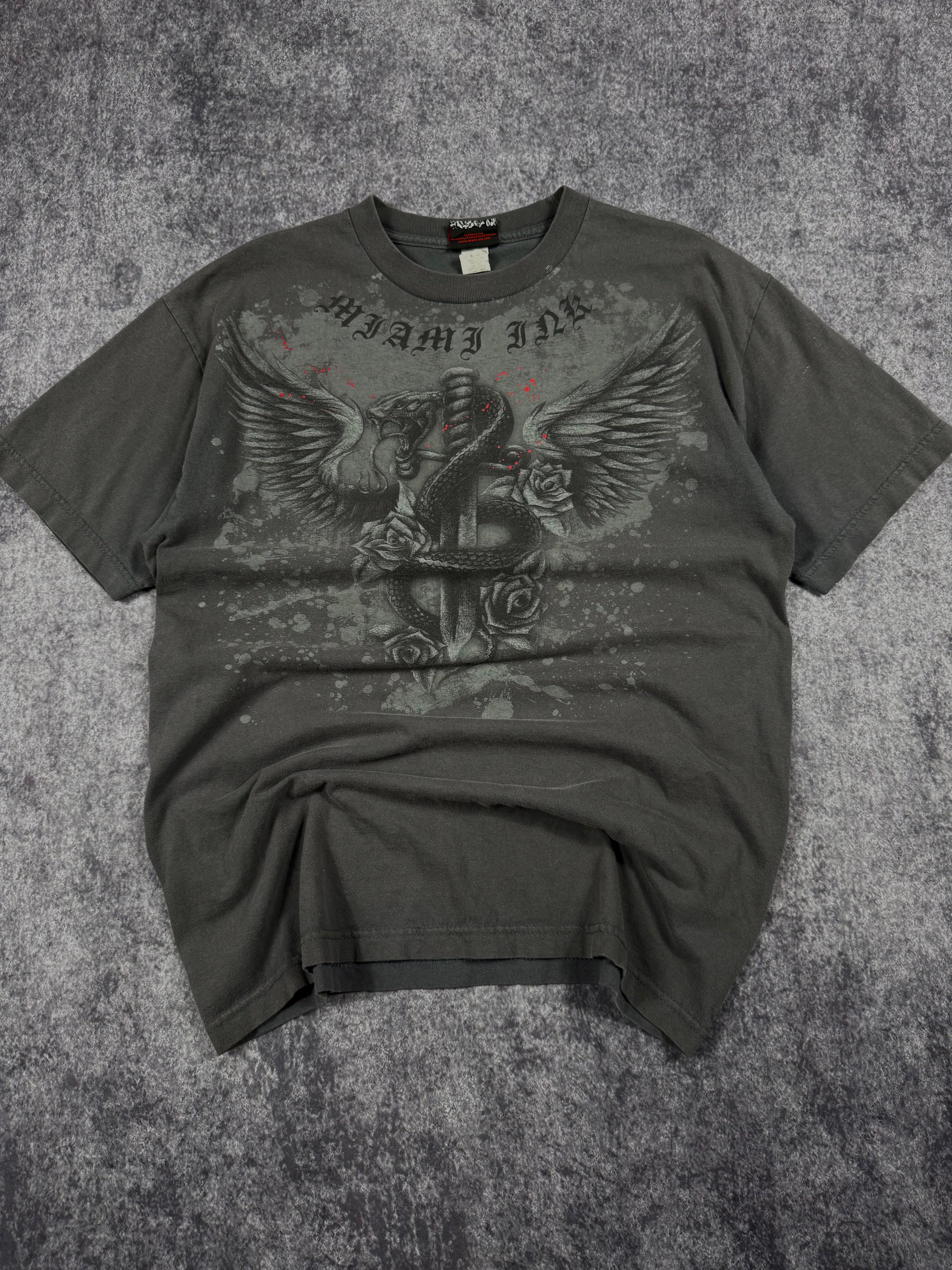 (rare) 2000s miami ink shirt (M)