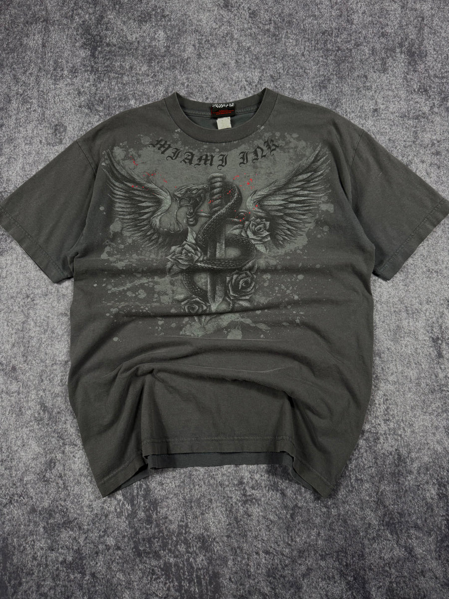(rare) 2000s miami ink shirt (M)