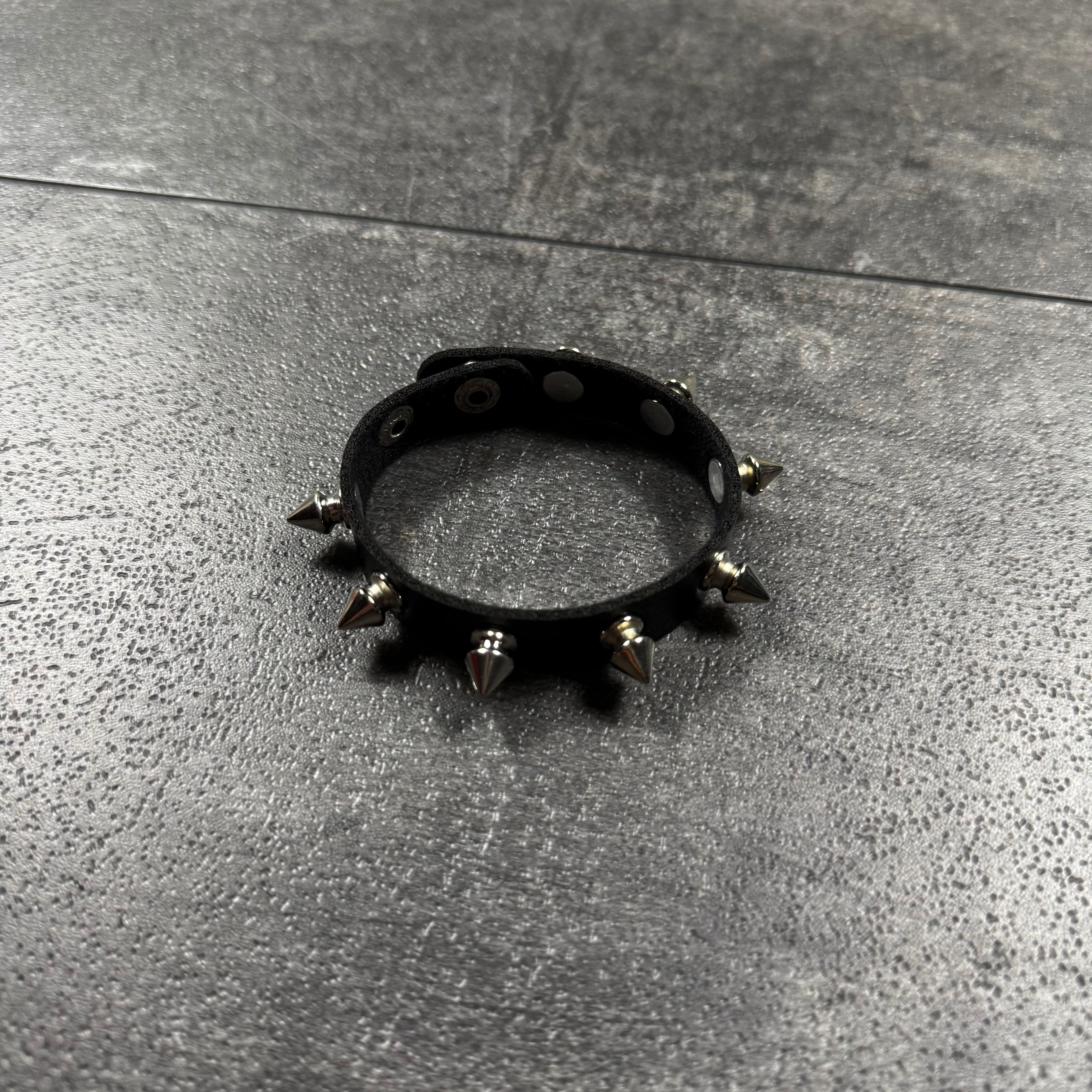 Single Row Spiked Bracelet