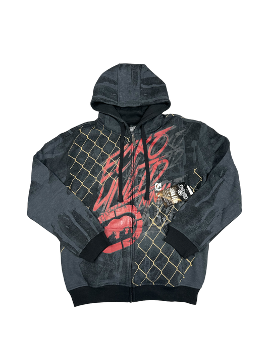 Ecko Unltd Chainlink Zip-Up Hoodie (L)