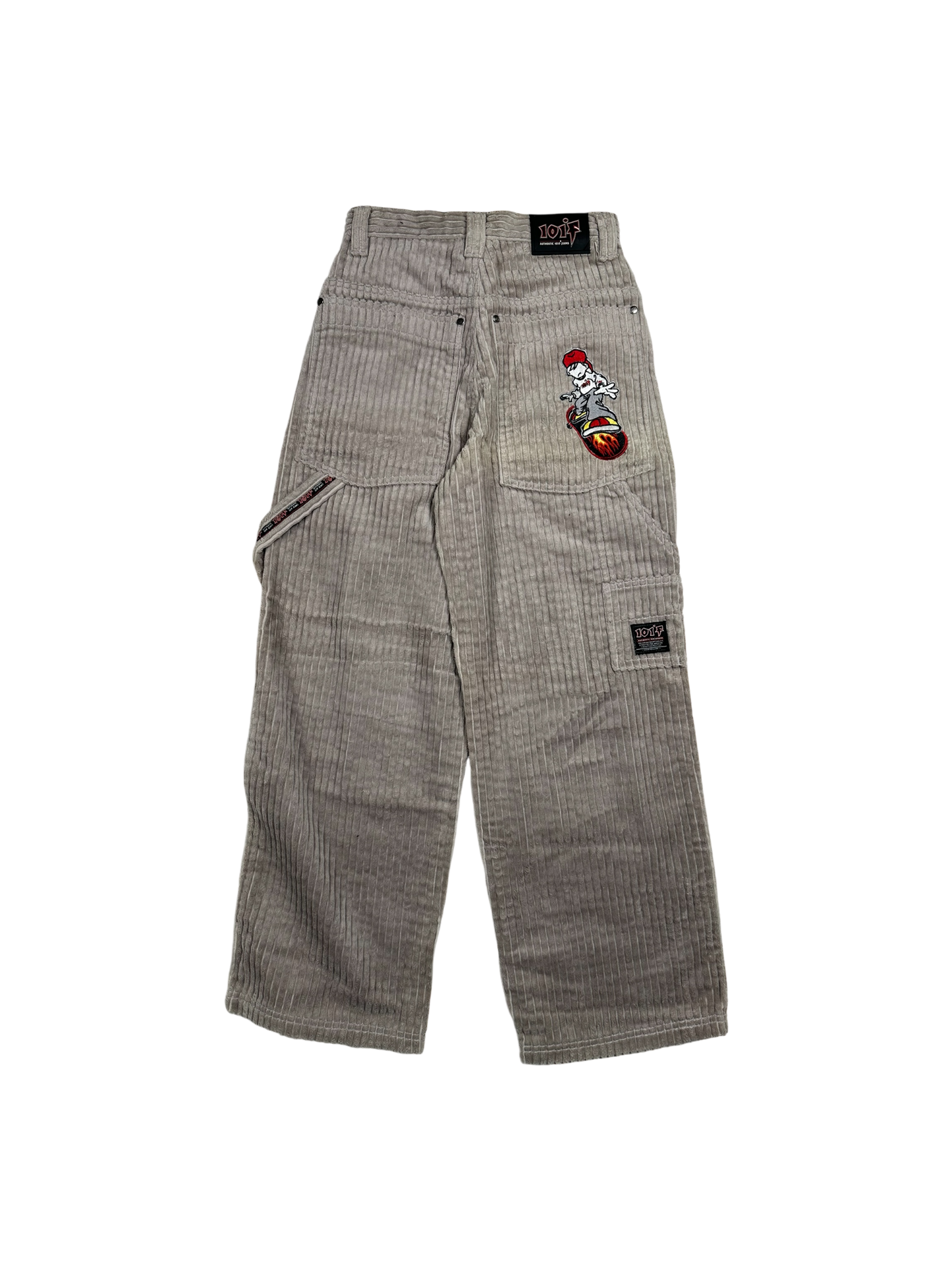 101°F Embroidered Baggy Corduroy Pants