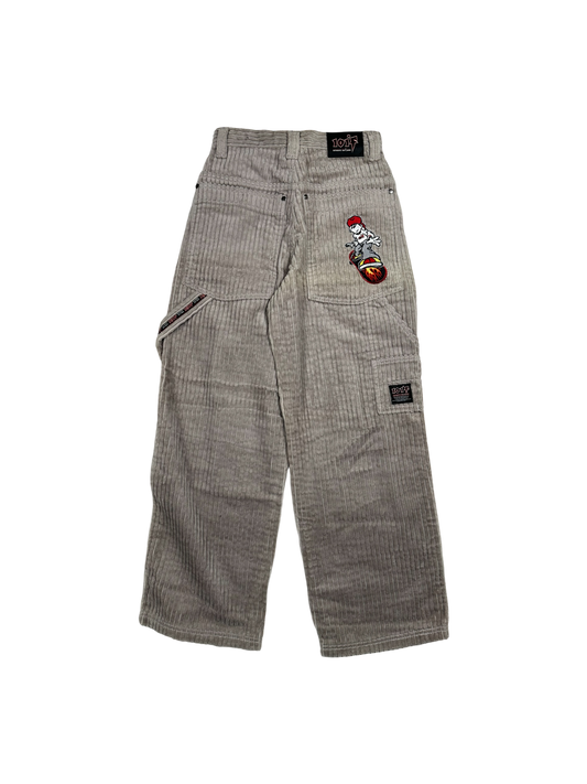 101°F Embroidered Baggy Corduroy Pants