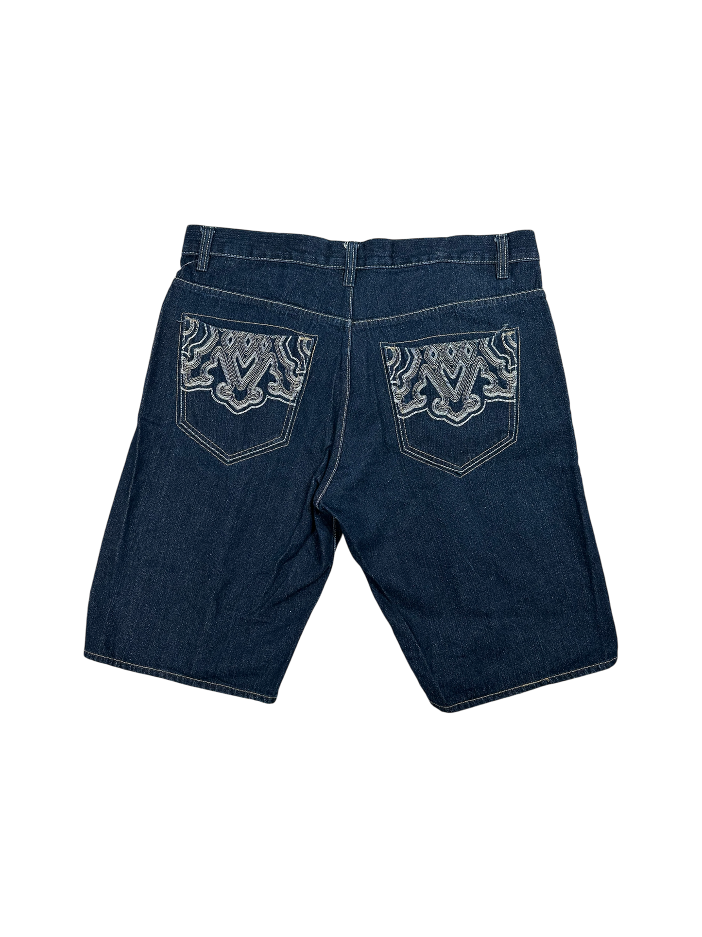 AVIREX Embroidered Jorts