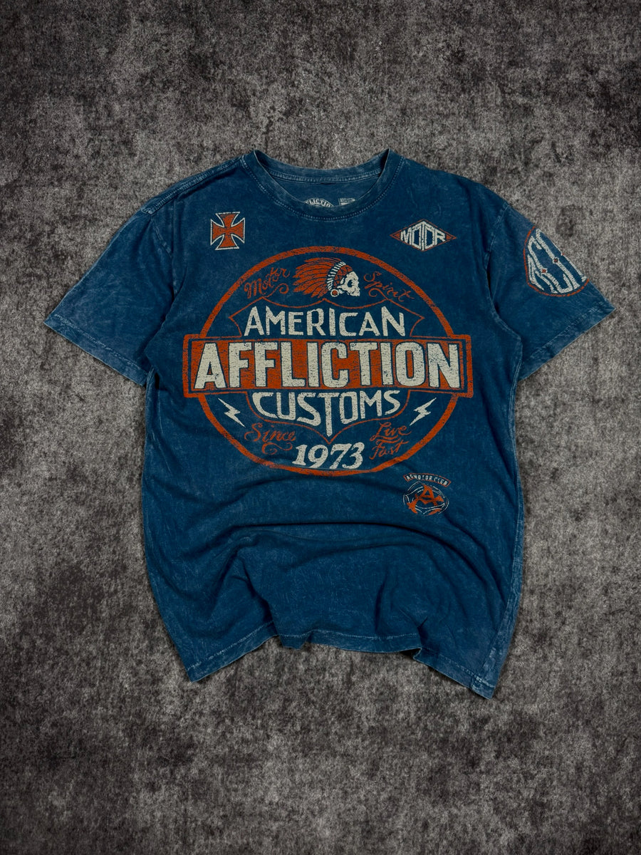 2000s AFFLICTION SHIRT (M)