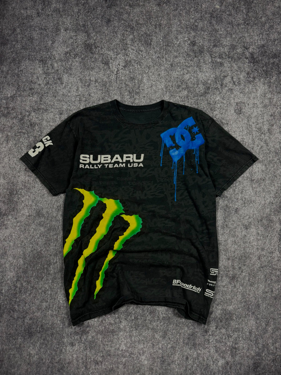 (GRAIL) 2000s MONSTER ENERGY x DC SHOES x SUBARU SHIRT (S)