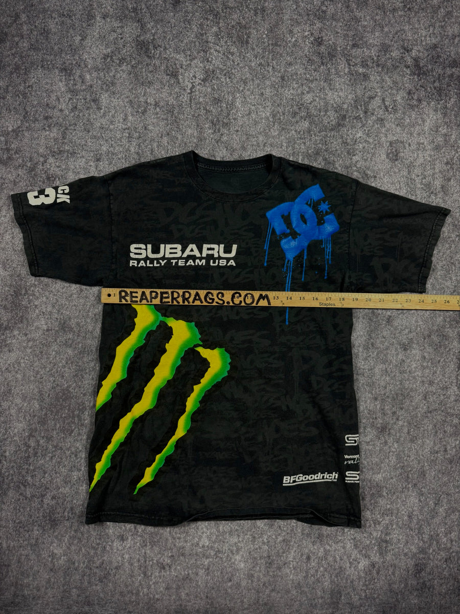 (GRAIL) 2000s MONSTER ENERGY x DC SHOES x SUBARU SHIRT (S)