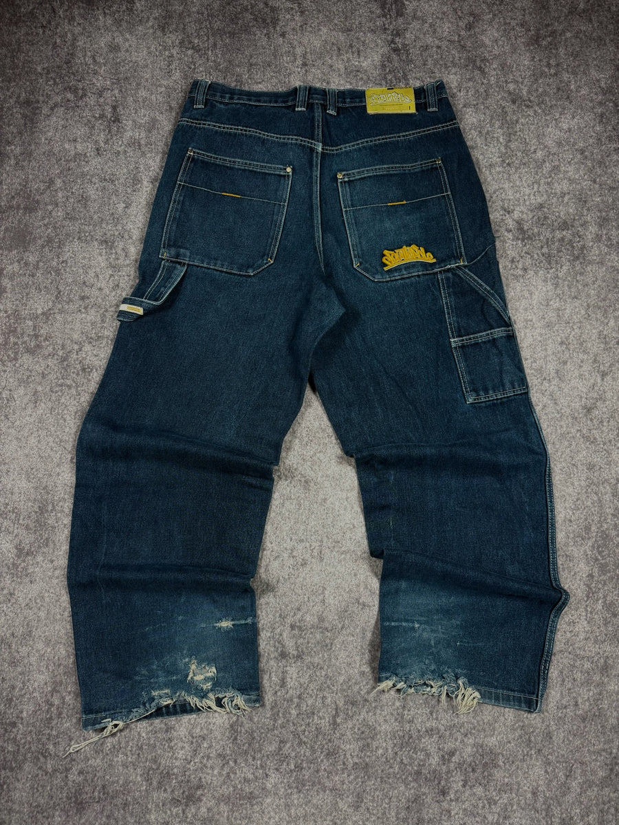 (GRAIL) 2000s SOUTHPOLE EMBROIDERED JEANS (36x31)