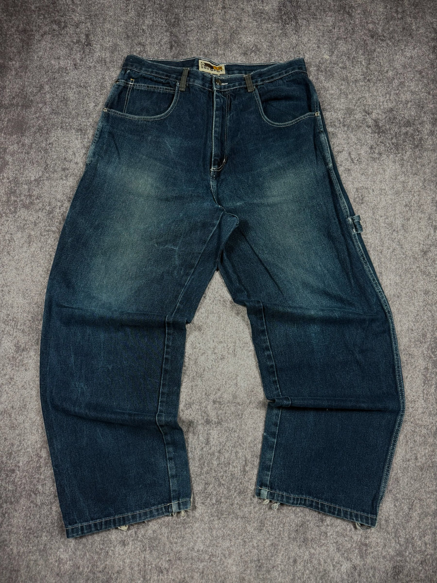 (GRAIL) 2000s SOUTHPOLE EMBROIDERED JEANS (36x31)