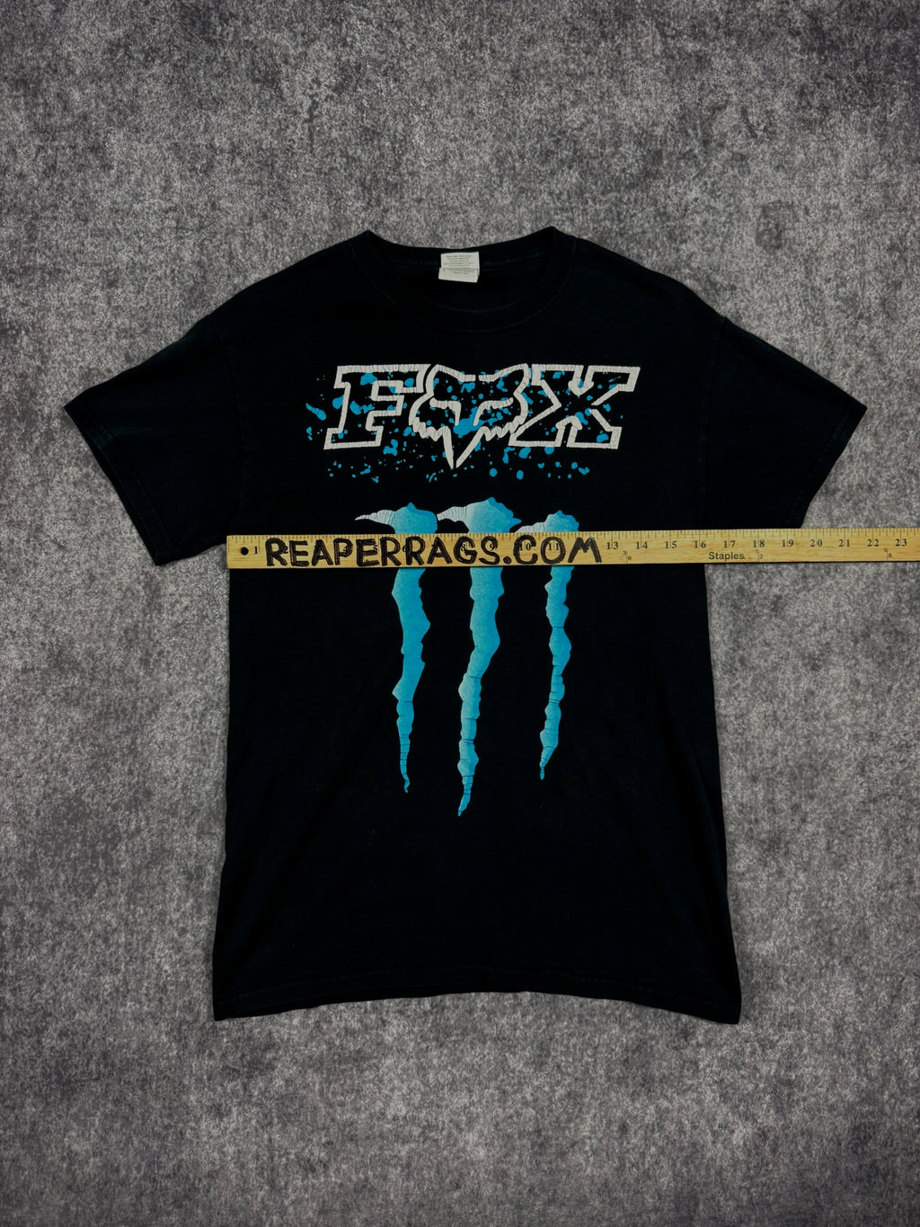 (RARE) 2000s MONSTER ENERGY x FOX RACING SHIRT (XS)