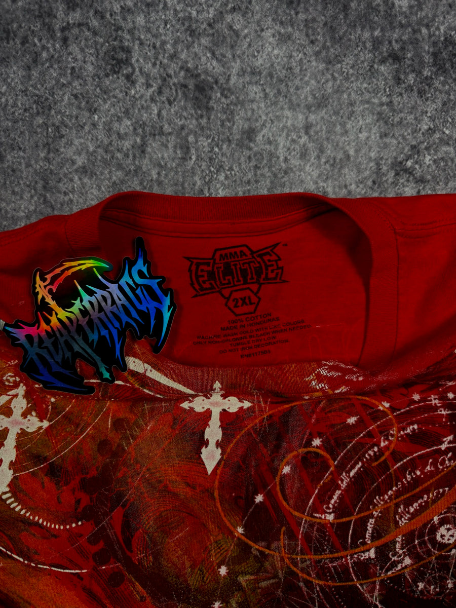(RARE) 2000s MMA ELITE SHIRT (XL)