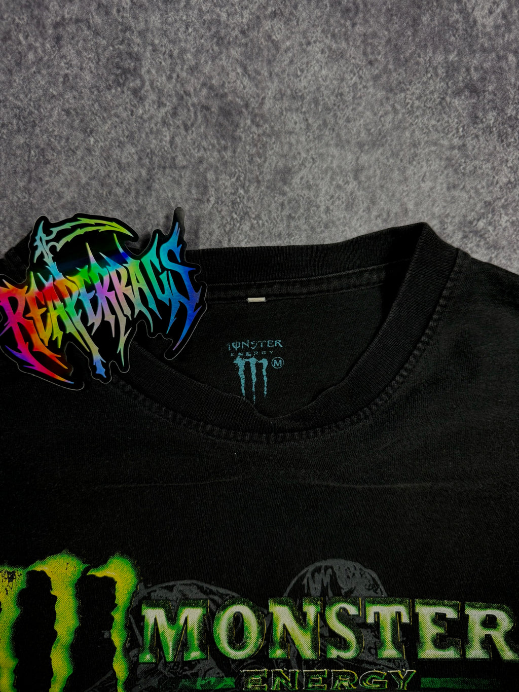 (RARE) 2000s MONSTER ENERGY SHIRT (XS)