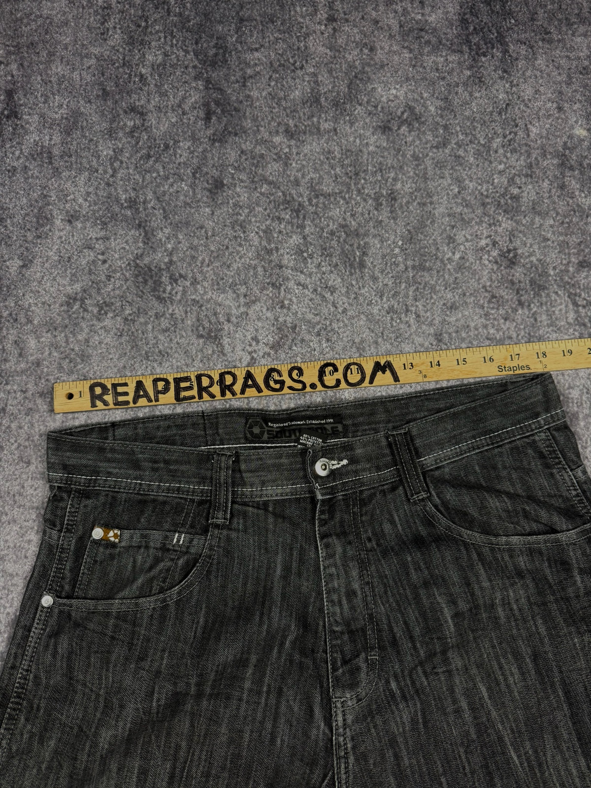 2000s SOUTHPOLE YELLOW TAB JEANS (36x31)