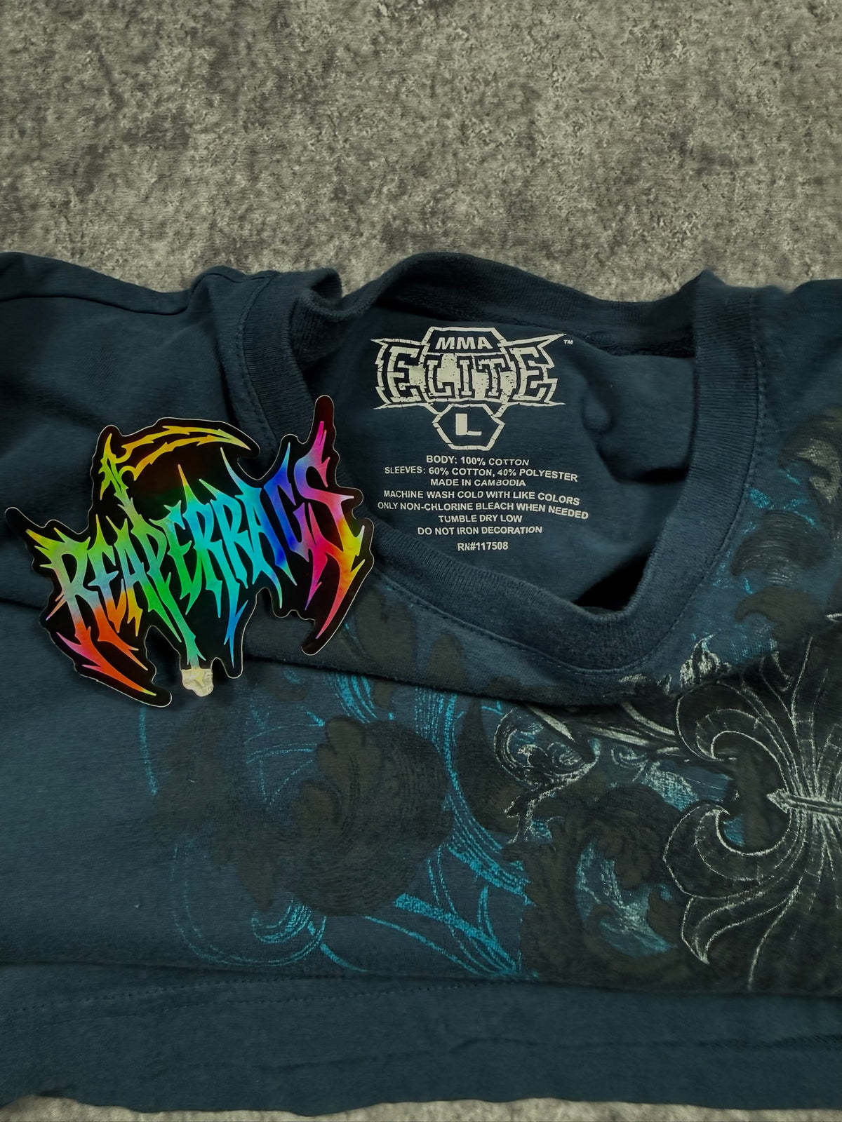 (GRAIL) 2000s MMA ELITE LAYERED SHIRT (S)