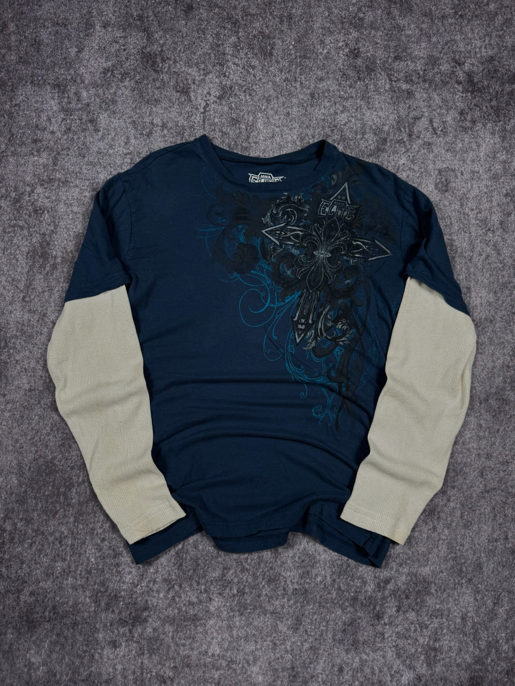 (GRAIL) 2000s MMA ELITE LAYERED SHIRT (S)