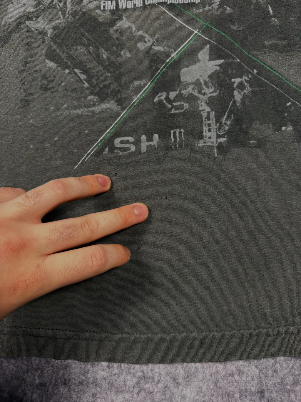 2000s MONSTER x SUPERCROSS SHIRT (M)