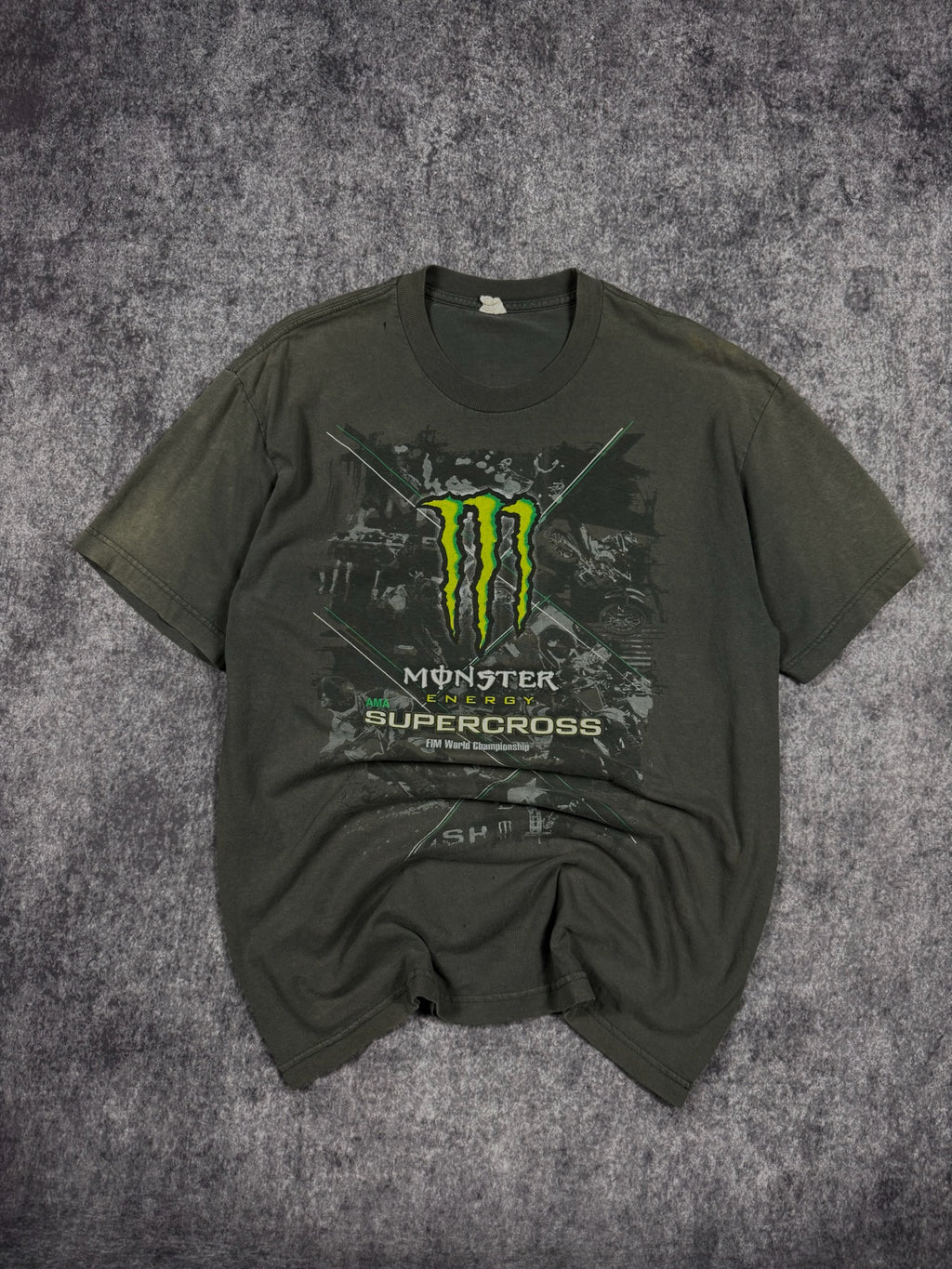 2000s MONSTER x SUPERCROSS SHIRT (M)